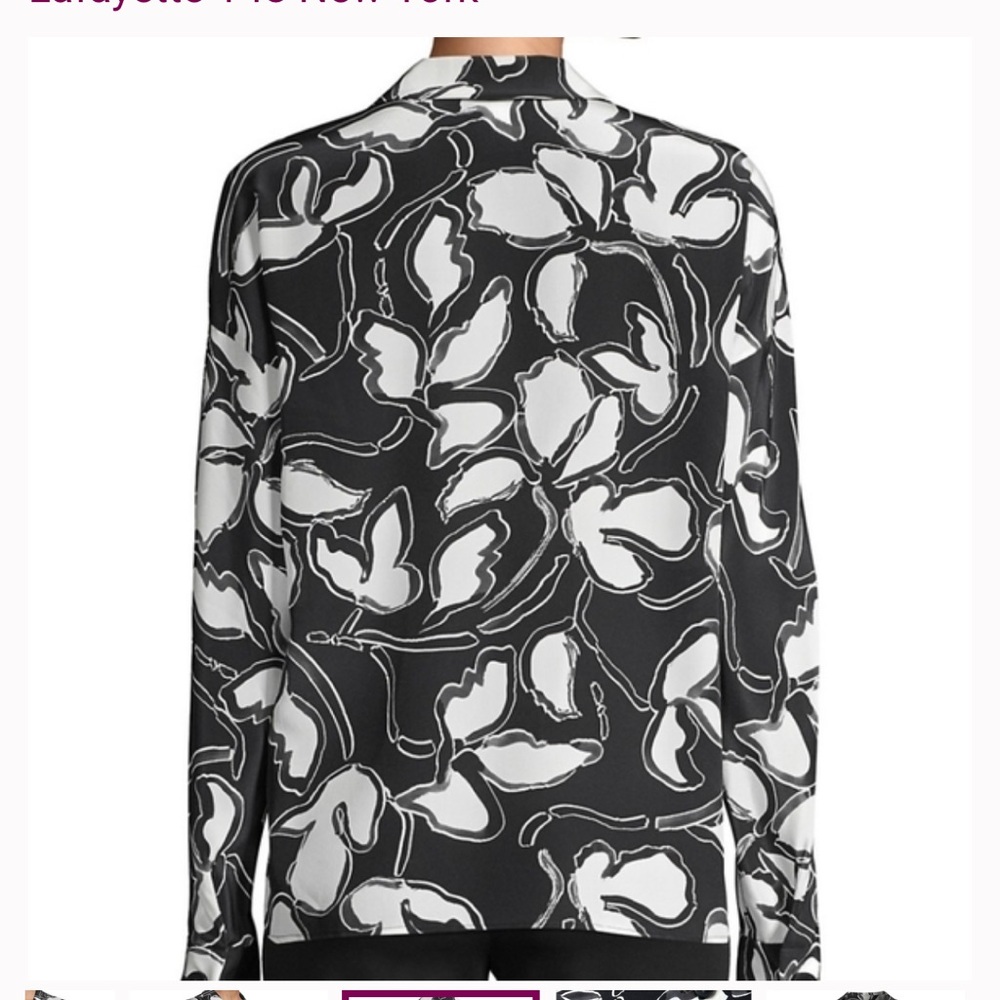 Lafayette 148 Mariabella Floral
Silk Blouse
